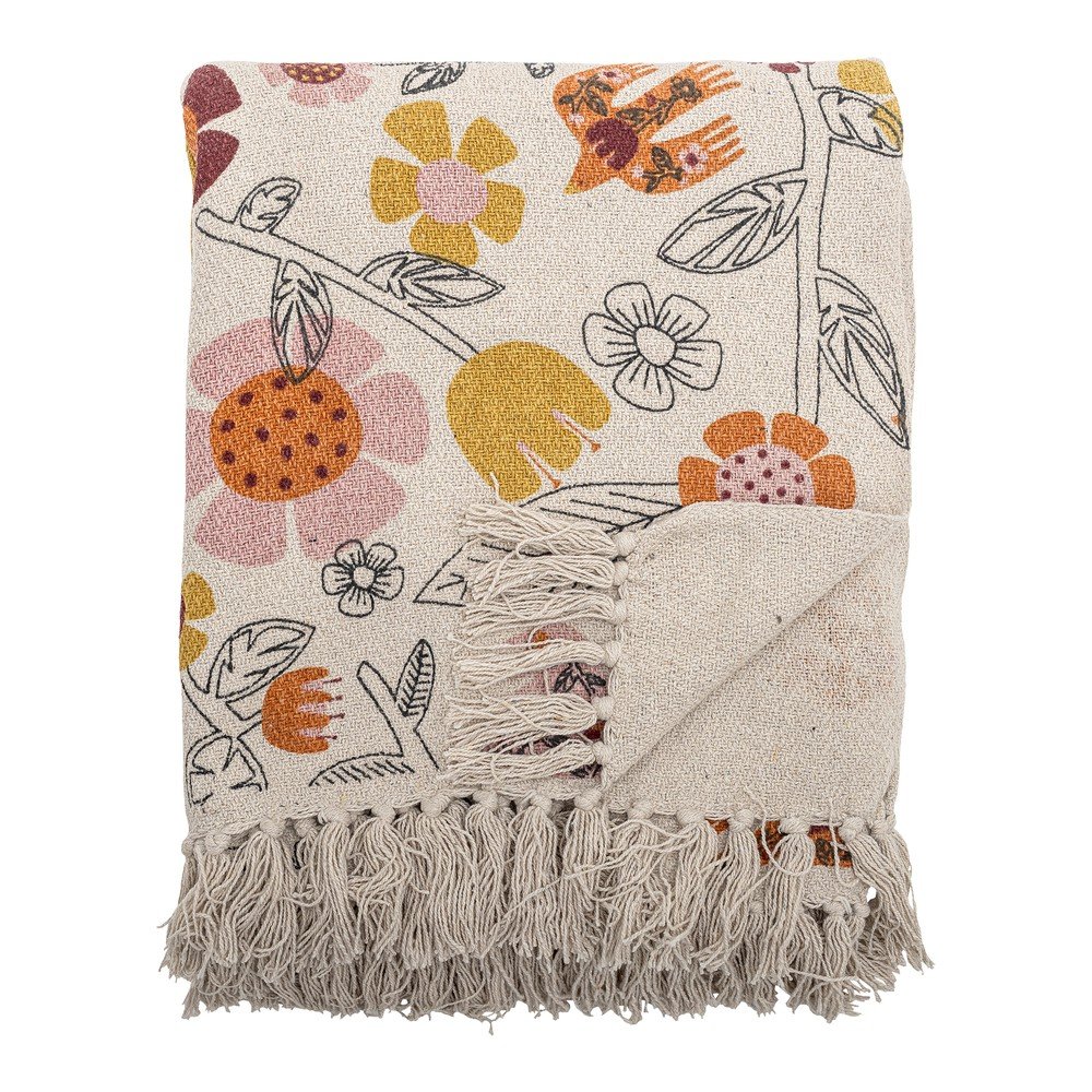Pătură din amestec de bumbac 130x160 cm Vivielle – Bloomingville