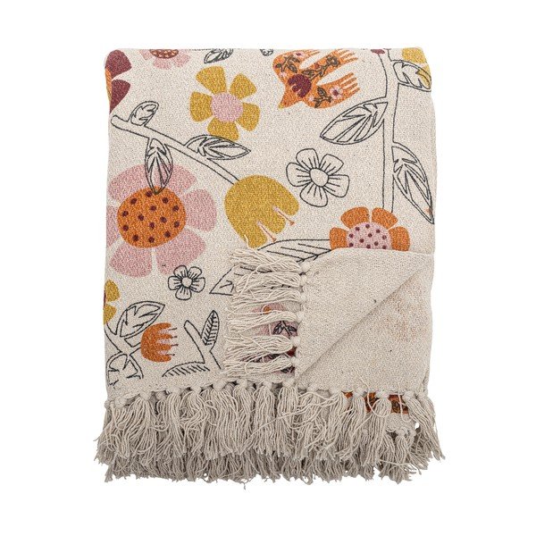 Pătură din amestec de bumbac 130x160 cm Vivielle – Bloomingville