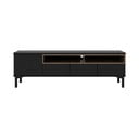 Comodă TV neagră 156x48x48 cm Roomers – Tvilum