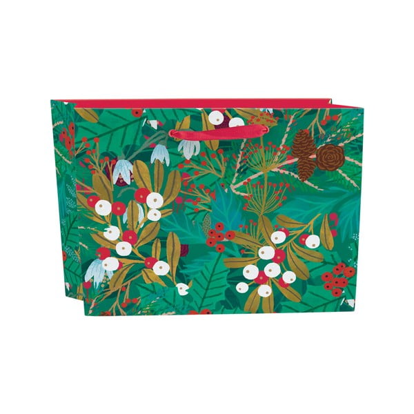 Pungă de cadouri 35x14,5 cm  cu model de Crăciun Winter Foliage – Roger la Borde