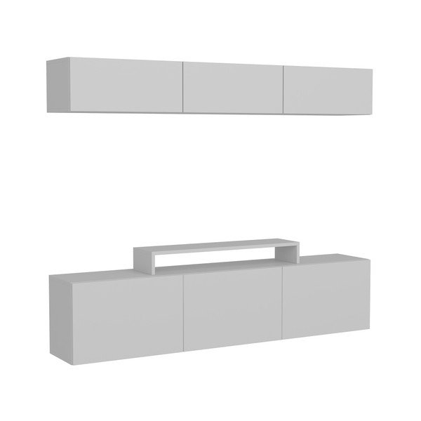 Comodă TV Mobito Design Line, alb-image-1