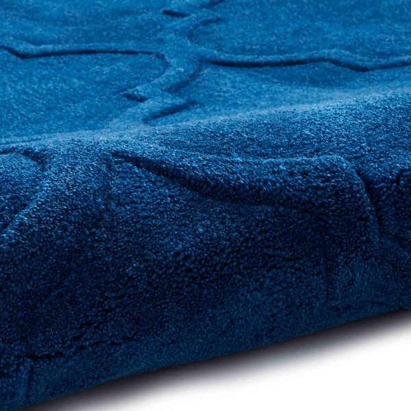 Covor Think Rugs Hong Kong Puro, 120 x 170 cm, albastru marin-image-1