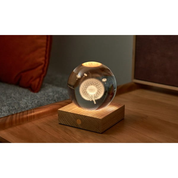 Decorațiune luminoasă maro închis cu USB Amber – Gingko-image-3