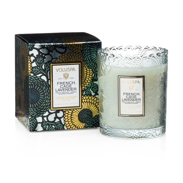 Lumânare parfumată Voluspa Limited Edition, aromă de cedru, verbena și lavandă, 50 ore