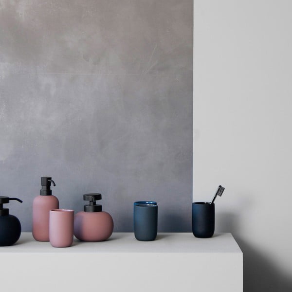 Suport pentru periuța de dinți gri antracit din ceramică Lotus – Mette Ditmer Denmark-image-2