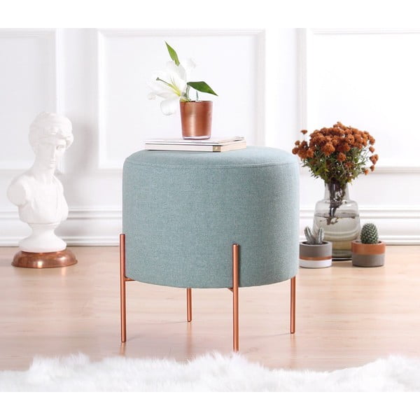 Taburet albastru deschis Copper – Artie-image-3