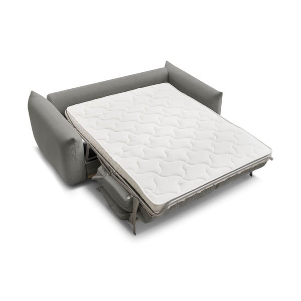 Canapea gri extensibilă 214 cm Ernest – Bobochic Paris-image-4