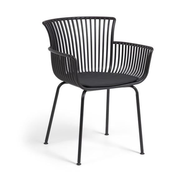 Scaun de grădină Kave Home Surpika, negru