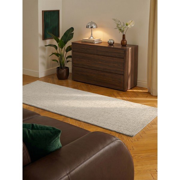 Covor tip traversă bej din lână 80x250 cm Eloise – Hanse Home-image-2