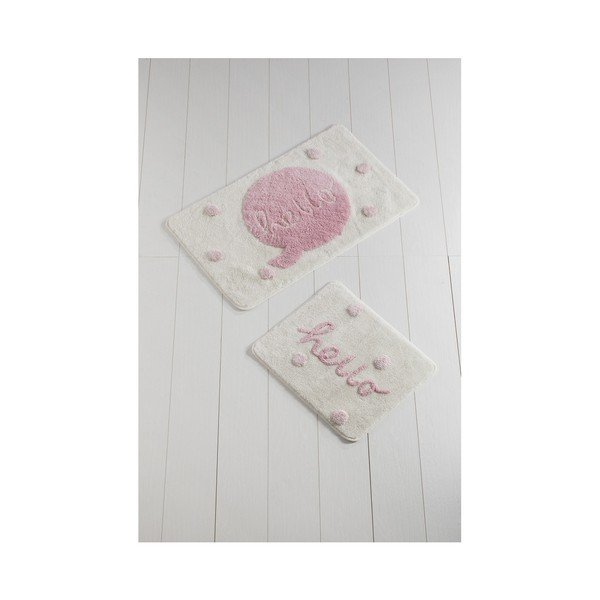 Set 2 covoare baie Elbise Mento