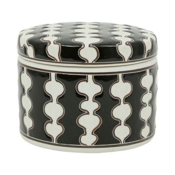 Cutie de depozitare din porțelan cu capac/decorativă Ecliptique – Côté Table