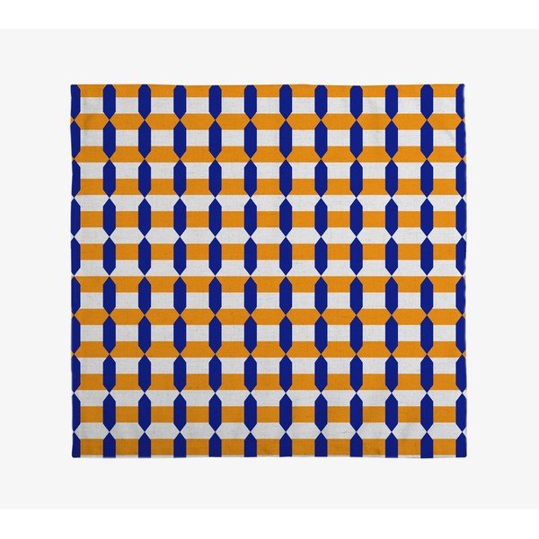 Set 4 șervețele textile Really Nice Things Orange Geometric, 43 x 43 cm-image-1