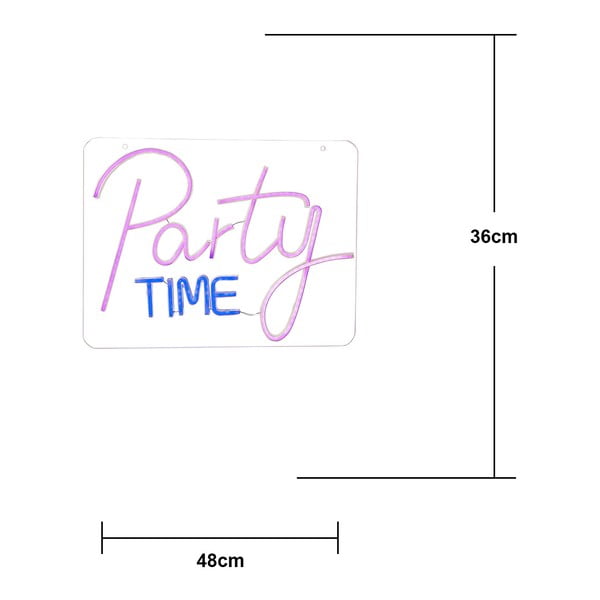 Decorațiune luminoasă neon roz LED 5 W Plexy – Star Trading-image-3