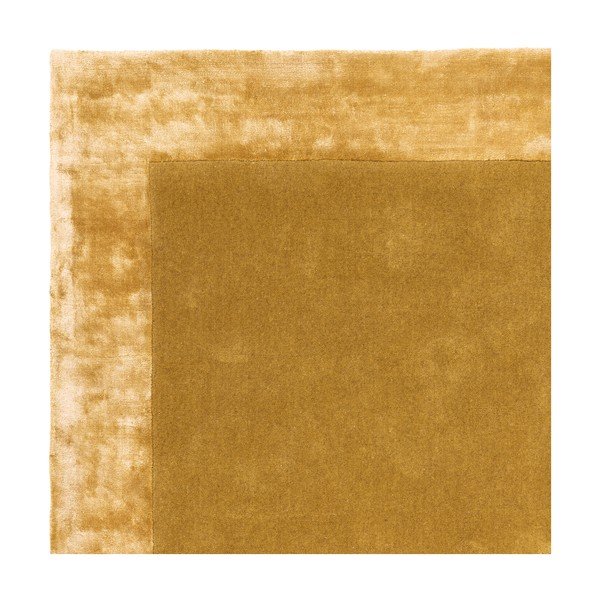 Covor galben ocru handmade din amestesc de lână 160x230 cm Ascot – Asiatic Carpets-image-2