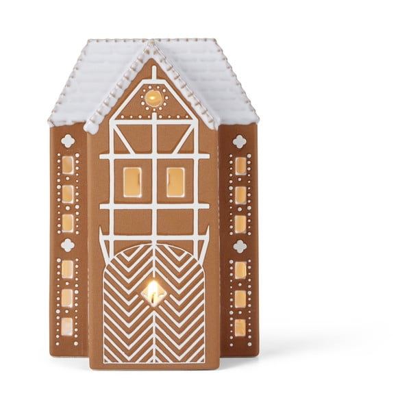 Sfeșnic pentru lumânări pastilă din ceramică Gingerbread Lighthouse – Kähler Design-image-2