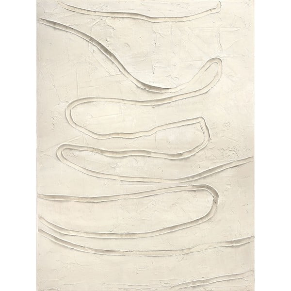 Tablou pictat manual 88x118 cm Track The Line – Malerifabrikken