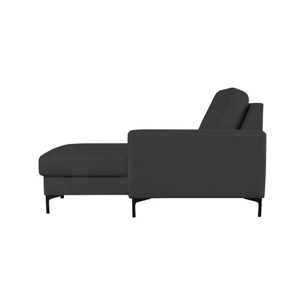 Șezlong Cosmopolitan design Atlanta, pe partea dreaptă, gri închis-image-2