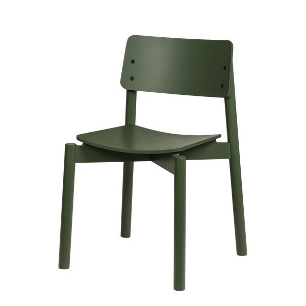 Scaun de dining verde stivuibil Wem – noo.ma