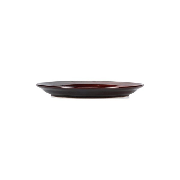 Farfurie burgundy pentru desert  din gresie ø 21 cm Manon – S|P Collection-image-3
