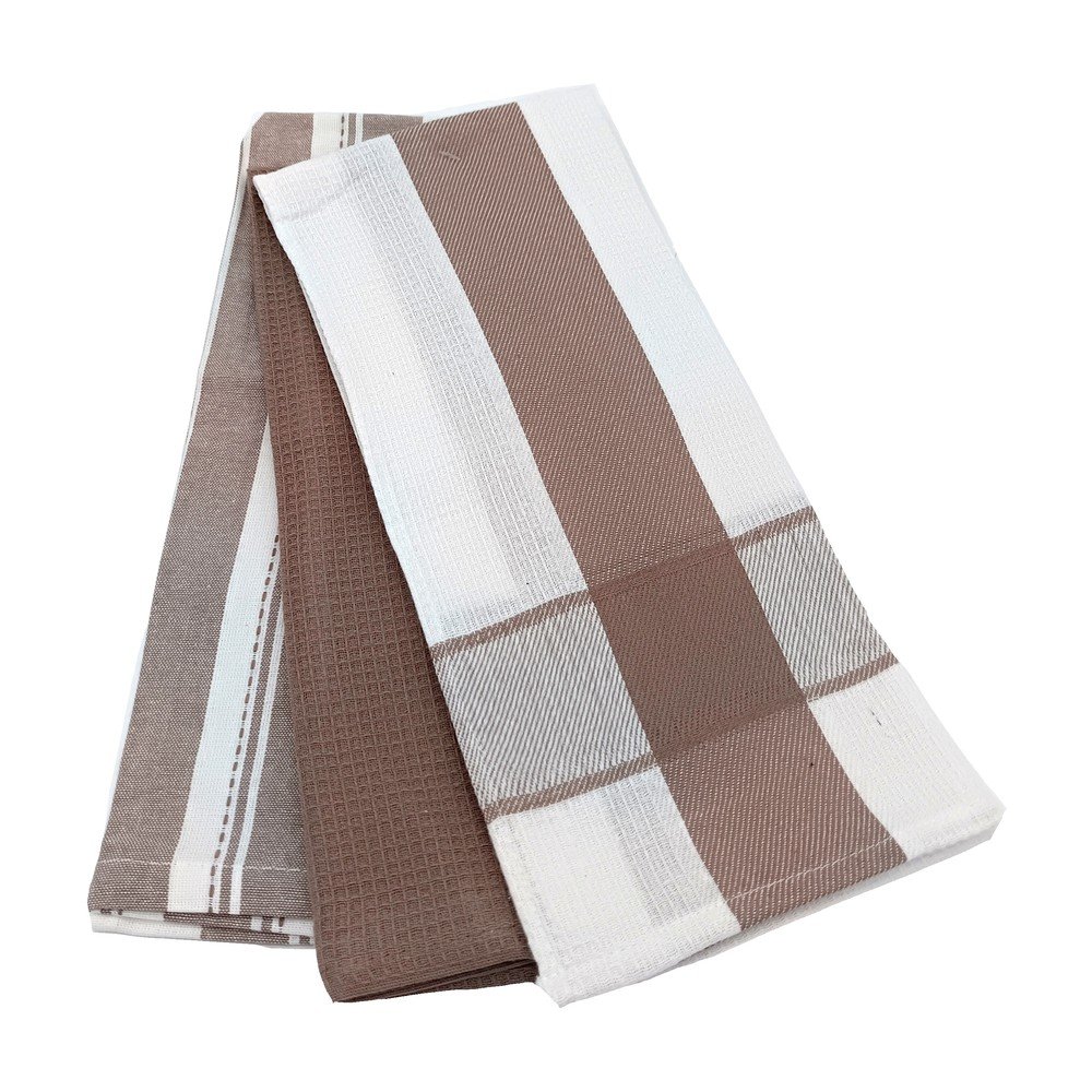 Prosoape de vase 3 buc. din bumbac 45x70 cm Vafle – JAHU collections