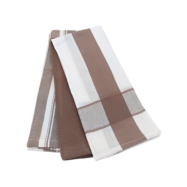 Prosoape de vase 3 buc. din bumbac 45x70 cm Vafle – JAHU collections