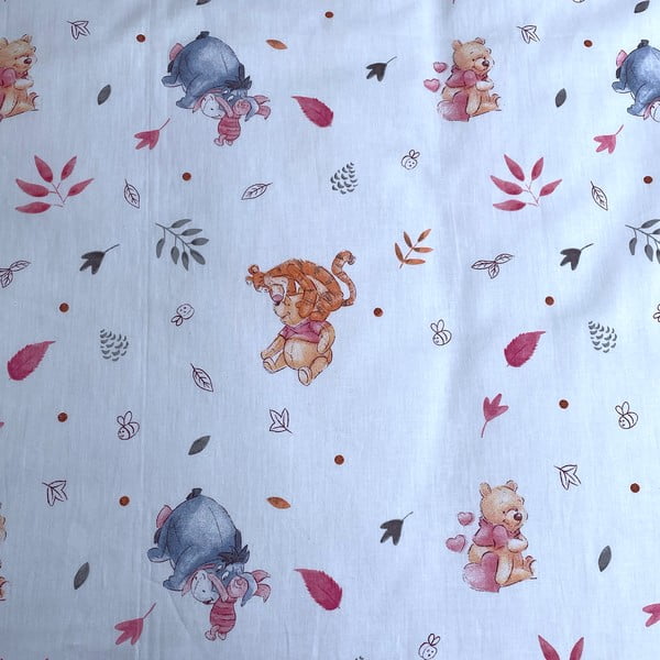 Lenjerie de pat pentru copii din bumbac pentru pătuț 100x135 cm Winnie the Pooh – Jerry Fabrics-image-3