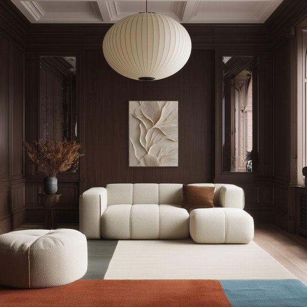 Tablou cu ramă imprimat 60x80 cm Gentle Curves – Styler-image-4