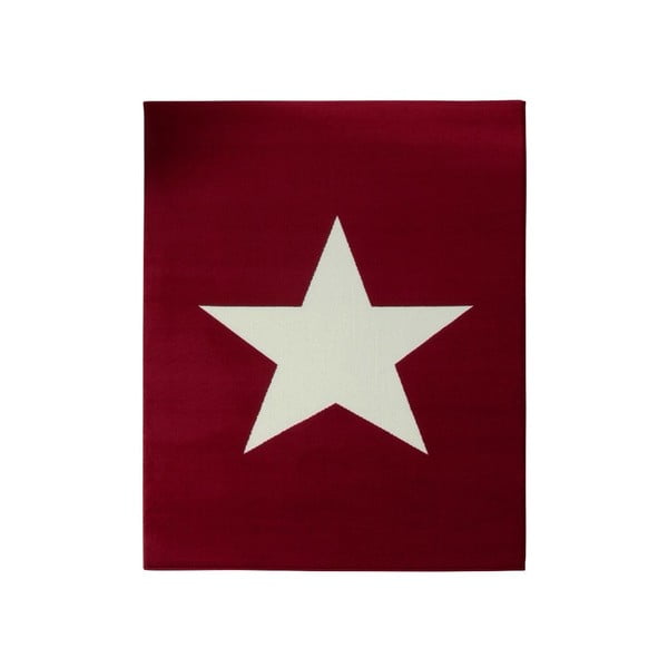 Covor Hanse Home City & Mix Star, 140x200 cm, roșu