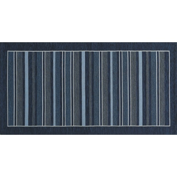 Traversă Floorita Velour, 55 x 140 cm, albastru închis-image-1