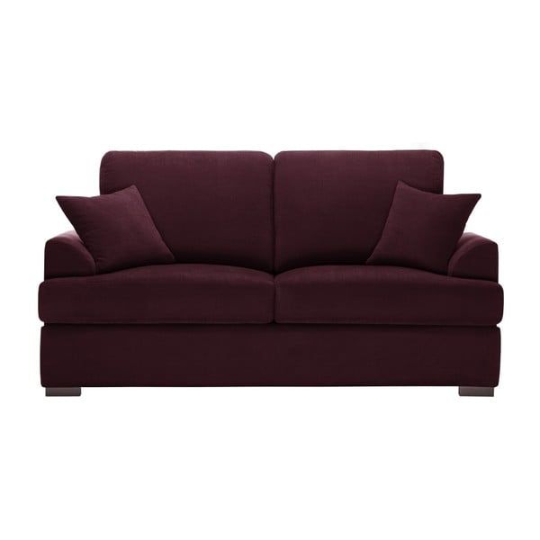 Canapea cu 2 locuri Jalouse Maison Irina, roșu violet