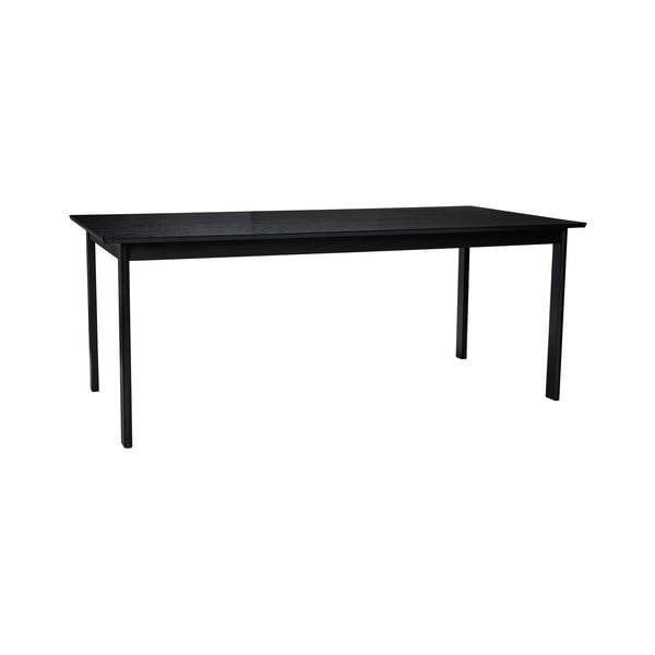 Masă de dining neagră 95x195 cm Dapper – Hübsch