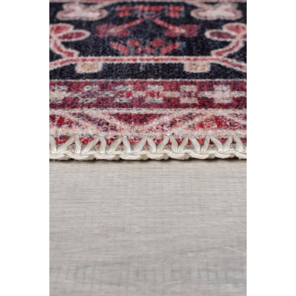 Covor burgundy lavabil din amestec de fibre reciclate 160x230 cm Windsor – Flair Rugs-image-4
