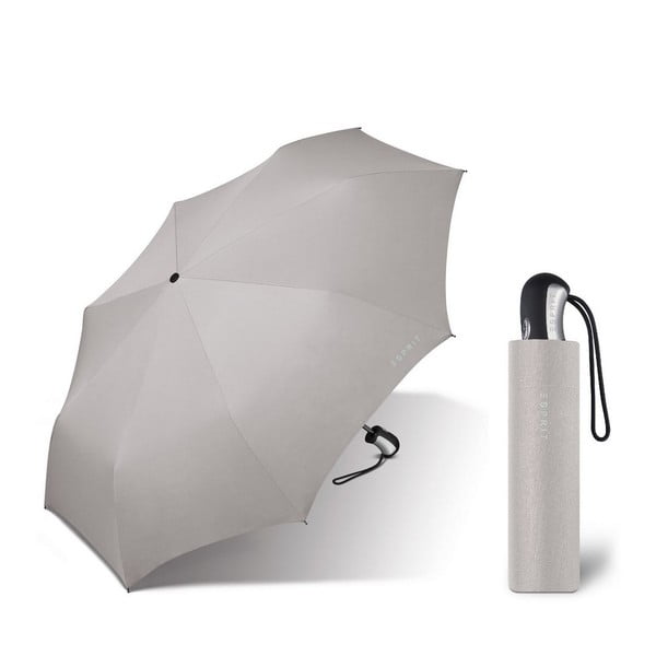 Umbrelă pliabilă Ambiance Esprit, ⌀ 94 cm, gri deschis