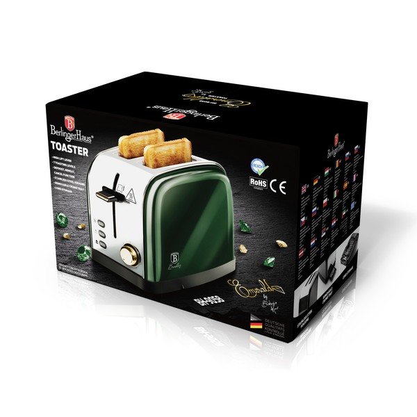 Prăjitor de pâine verde Emerald Collection - BerlingerHaus-image-3