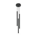 Lustră neagră din metal ø 20 cm Fideus – Sollux