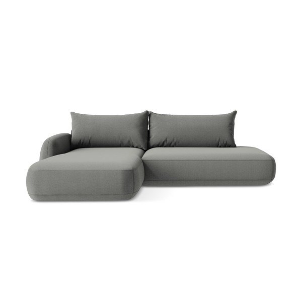 Colțar gri extensibil (cu colț pe partea stângă/cu șezlong) Hale – Makamii