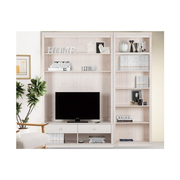Set TV alb din lemn de pin 214x223 cm Anita – Støraa-image-3