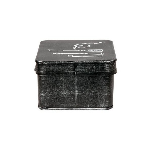 Cutie metalică pentru cosmetice LABEL51, negru-image-2