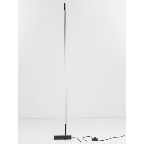 Lampadar negru LED din metal cu abajur din sticlă acrilică (înălțime 140 cm) Raccio – Nova Luce-image-4