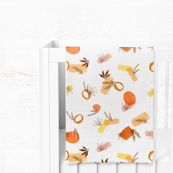 Pătură pentru copii albă din muselină 75x100 cm Rhapsody – Mijolnir-image-3