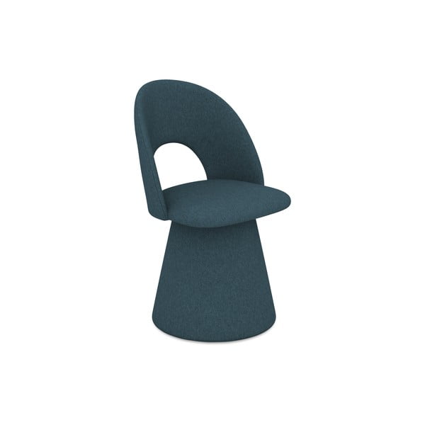 Scaun de sufragerie petrol tapițat Kalo – Makamii