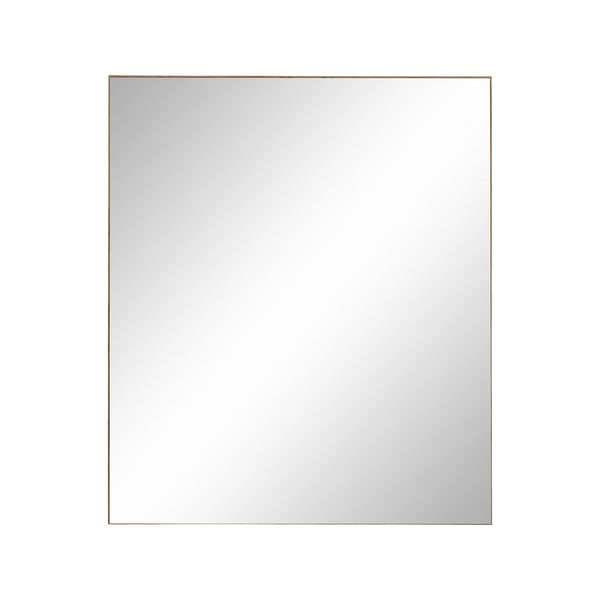 Dulap de baie în culoare naturală suspendat/cu oglindă cu aspect de lemn de stejar 60x70 cm Wisla – Støraa-image-1