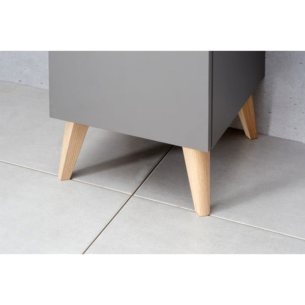 Picioare de mobilier cu aspect de lemn de stejar 2 buc - Pelipal-image-1