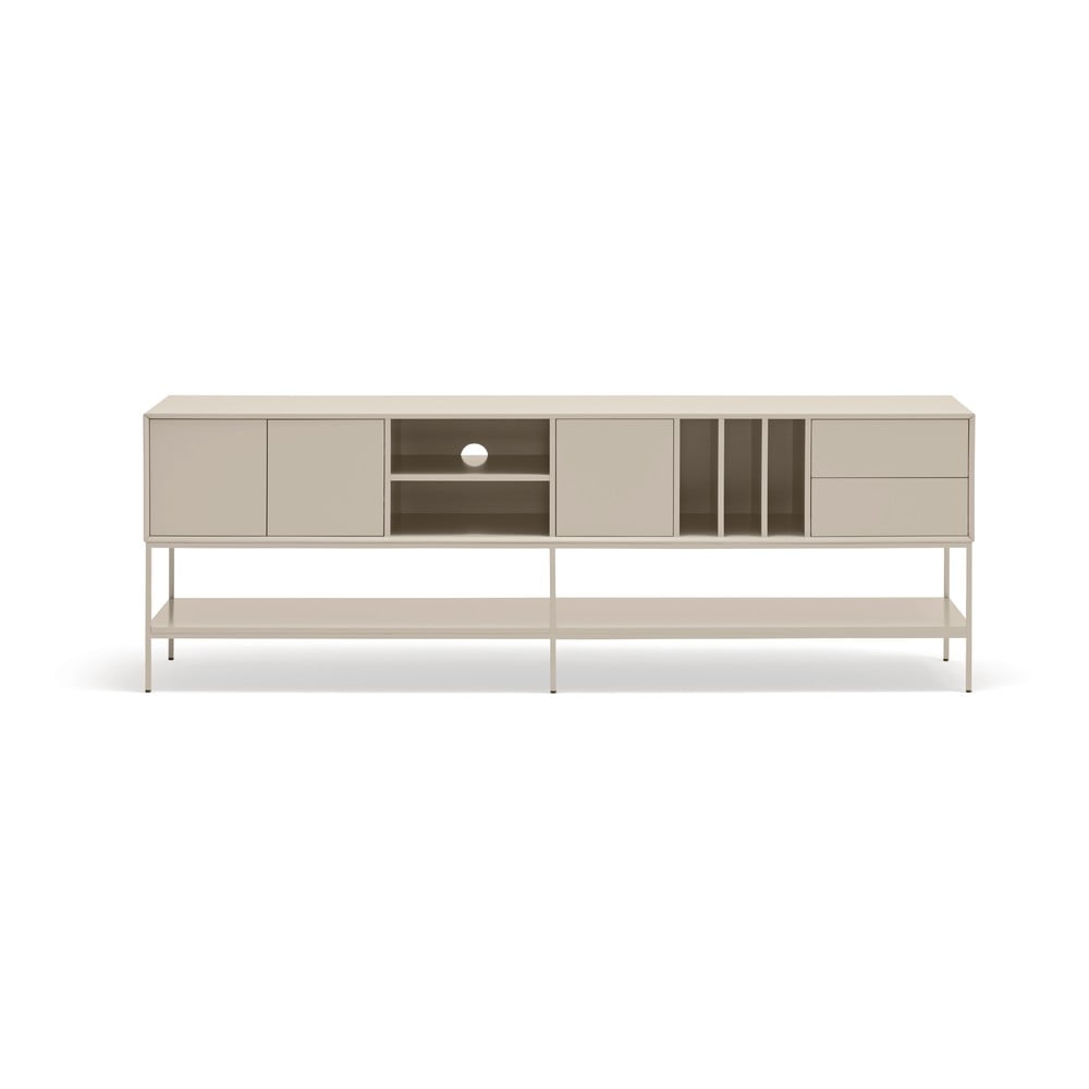 Comodă TV crem 220x74x45 cm Platt – Teulat