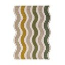 Covor verde/în culoare naturală țesut manual din lână 200x290 cm Cascade Wool – Flair Rugs