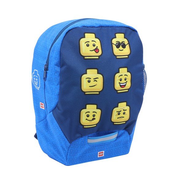 Rucsac pentru copii LEGO® Faces, albastru