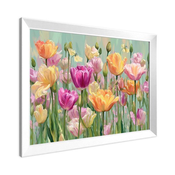 Tablou cu ramă imprimat 75x56 cm Spring Tulip – Styler-image-3