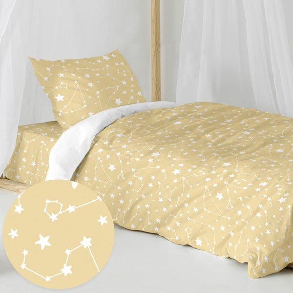 Lenjerie de pat pentru copii din bumbac pentru pat de o persoană 140x200 cm Star sign – Happy Friday