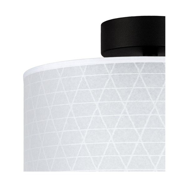 Plafonieră cu model triunghiular Sotto Luce Taiko, ⌀ 25 cm, alb-image-1