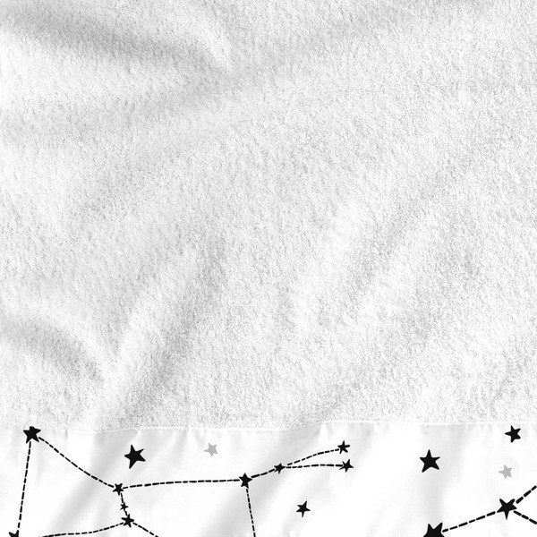 Set 2 prosoape din bumbac Blanc Constellation-image-1